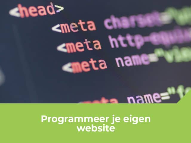 Programmeer je eigen website